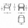 Butaca Nido madera de Sancal. Muebles modernos.