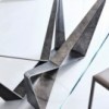 Mesa Skorpio de Cattelan Italia. Muebles modernos italianos. Mesas de cristal.