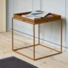 Mesa auxiliar multifuncional Tray M de HAY con gran diseño elegante y versatil.