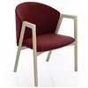 Sillón Pub de Bensen cuenta con asientos tapizados y estructura de madera con diseño moderno
