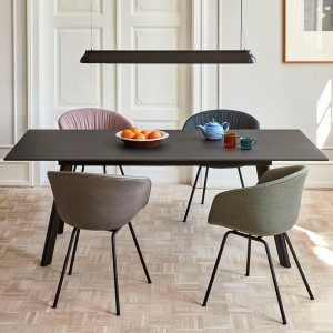 Mesa Copenhague CPH30 extensible Hay. Mesa de diseño moderno interior.