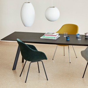 Mesa Copenhague CPH30 extensible Hay. Mesa de diseño moderno interior.
