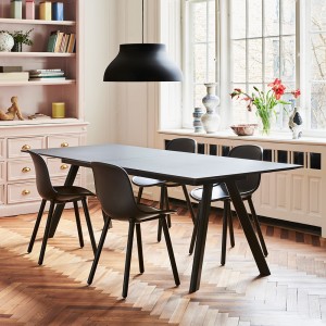 Mesa Copenhague CPH30 extensible Hay. Mesa de diseño moderno interior.