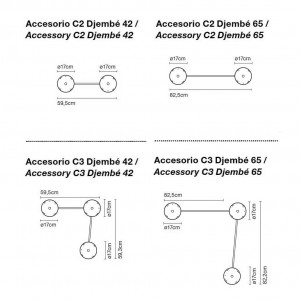 Plafón Djembé de Marset. Lámparas de diseño. Plafones de techo de diseño.