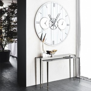 Espejo Times de Cattelan Italia. Espejo con reloj. Espejos de pared modernos.