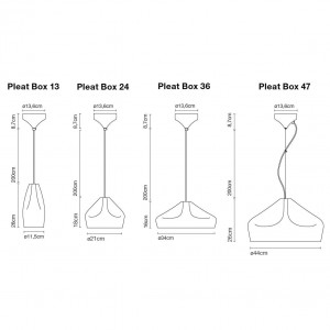 Lámpara Pleat Box Suspensión de Marset. Lámparas de diseño contemporáneo.