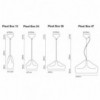 Lámpara Pleat Box Suspensión de Marset. Lámparas de diseño contemporáneo.