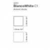 Lámpara sobremesa BlancoWhite C1 de Santa & Cole. Lámparas diseño.