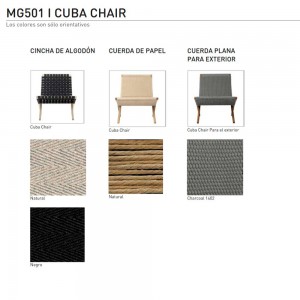 Butaca MG501 Cuba Chair Outdoor de Carl Hansen and Son. Diseño nórdico.
