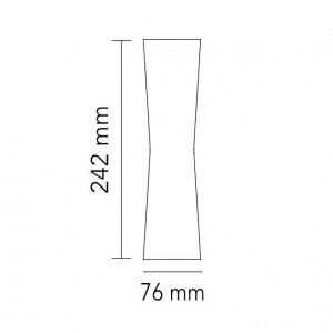 Lámpara de pared indoor y outdoor Clessidra de Flos