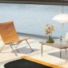 Alfombra ochre de lana Fritz Hansen hecha a mano con diseño elegante y moderno