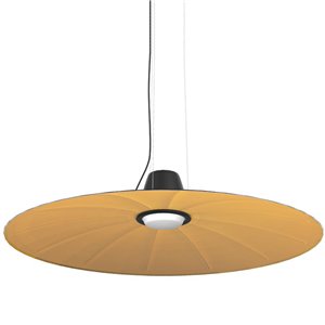 Lámpara suspensión Lent ideal para espacios modernos interiores de Martinelli Luce.