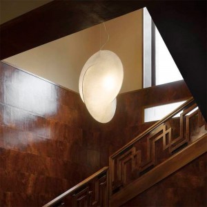 Lámpara colgante Overlap de Flos Iluminación. Diseño italiano.