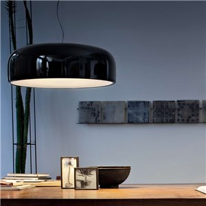 Lámpara colgante de aluminio de luz puntual Smithfield S de Flos.