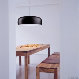 Lámpara colgante de aluminio de luz puntual Smithfield S de Flos.