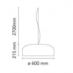Lámpara colgante de aluminio de luz puntual Smithfield S Pro de Flos.