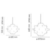 Lámpara de acero en suspensión Taraxacum de Flos Iluminación. Lámparas innovadoras.