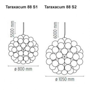 Lámpara de suspensión Taraxacum 88 S de Flos. Lámparas modernas y elegantes.