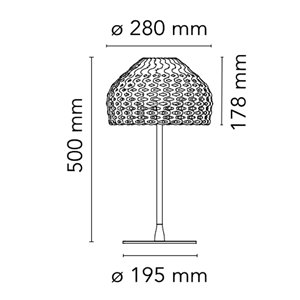 Lámpara de sobremesa Tatou T1 de Flos de Flos Iluminación.