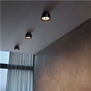Lámpara de pared y techo Wan C/W de Flos Iluminación.