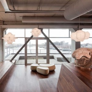 Lámpara de cocoon en suspensión Viscontea de Flos Iluminación. Lámparas innovadoras.