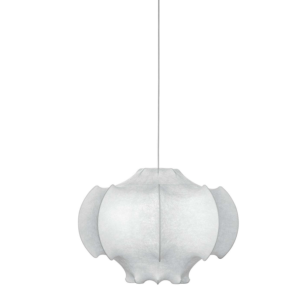 Lámpara de cocoon en suspensión Viscontea de Flos Iluminación. Lámparas innovadoras.