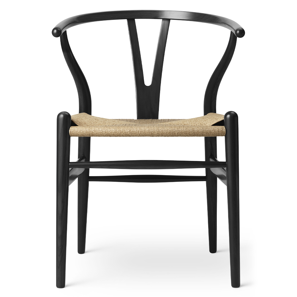 Silla Wishbone CH24 Colors Natural - Black oak