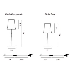 Lámpara sobremesa Birdie Easy Foscarini