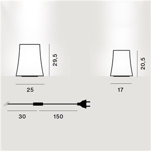 Lámpara sobremesa Birdie Zero Foscarini