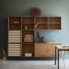 Estantería modular FK63 de Carl Hansen and Son. Diseño elegante y moderno que da calidez a cualquier espacio.