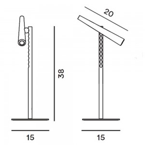 Lámpara sobremesa Magneto Foscarini