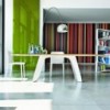 Mesa Brenta fija de Tonin casa. Muebles modernos de hogar.
