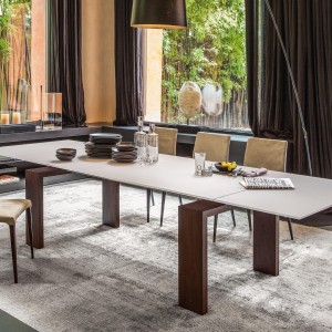 Mesa Brooklyn extensible de Tonin casa. Muebles modernos de hogar.