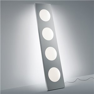 Lámpara pie Dolmen. Lámparas de diseño moderno de aluminio anodizado.