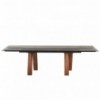 Mesa Butterfly extensible cristal de Tonin casa. Muebles modernos de hogar.