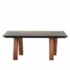 Mesa Butterfly extensible cristal de Tonin casa. Muebles modernos de hogar.