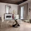 Mesa Capri Fija Elíptica de Tonin casa. Muebles modernos de hogar.