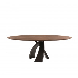 Mesa Eliseo Fija Madera de Tonin casa. Muebles modernos de hogar.