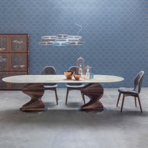 Mesa Big Firenze fija de Tonin casa. Muebles modernos de hogar.
