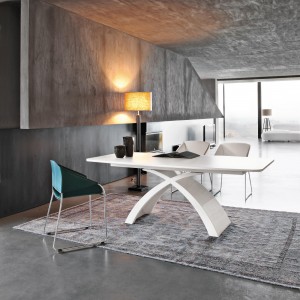 Mesa Tokyo Fija Redondeada de Tonin casa. Muebles modernos de hogar.