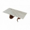 Mesa Wave fija rectangular de Tonin casa. Muebles modernos de hogar.