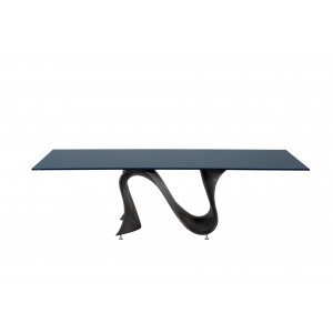 Mesa Wave fija rectangular de Tonin casa. Muebles modernos de hogar.