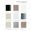 Mesa Wave fija rectangular de Tonin casa. Muebles modernos de hogar.