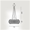 Lámpara suspensión Caboche Plus Grande Foscarini
