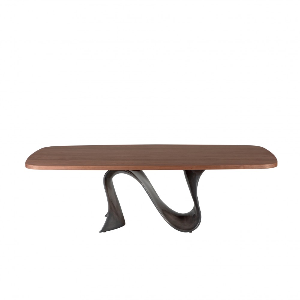 Mesa Wave Fija Redondeada de Tonin casa. Muebles modernos de hogar.