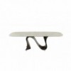 Mesa Wave Fija Redondeada de Tonin casa. Muebles modernos de hogar.