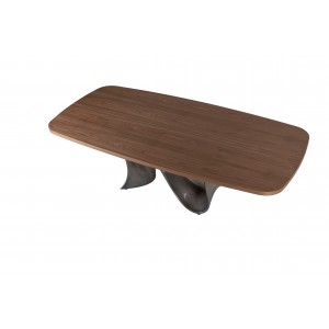 Mesa Wave Fija Redondeada de Tonin casa. Muebles modernos de hogar.