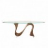 Mesa Wave fija elíptica de Tonin casa. Muebles modernos de hogar.