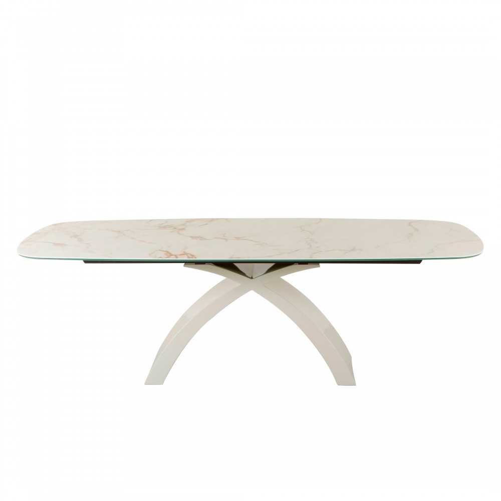 Mesa Tokyo Fija Redondeada de Tonin casa. Muebles modernos de hogar.