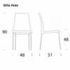 Silla Kosmos de Tonin casa. Muebles modernos de hogar.